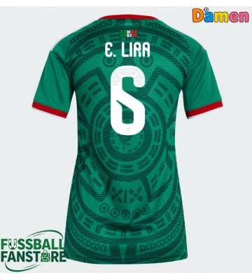 Mexiko Erik Lira #6 Replik Heimtrikot Damen WM 2026 Kurzarm